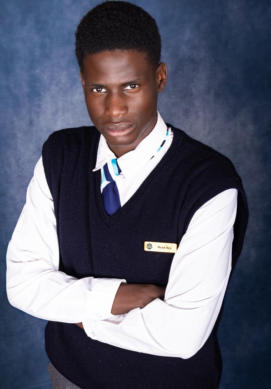 North Angelos Christian College learner in school uniform