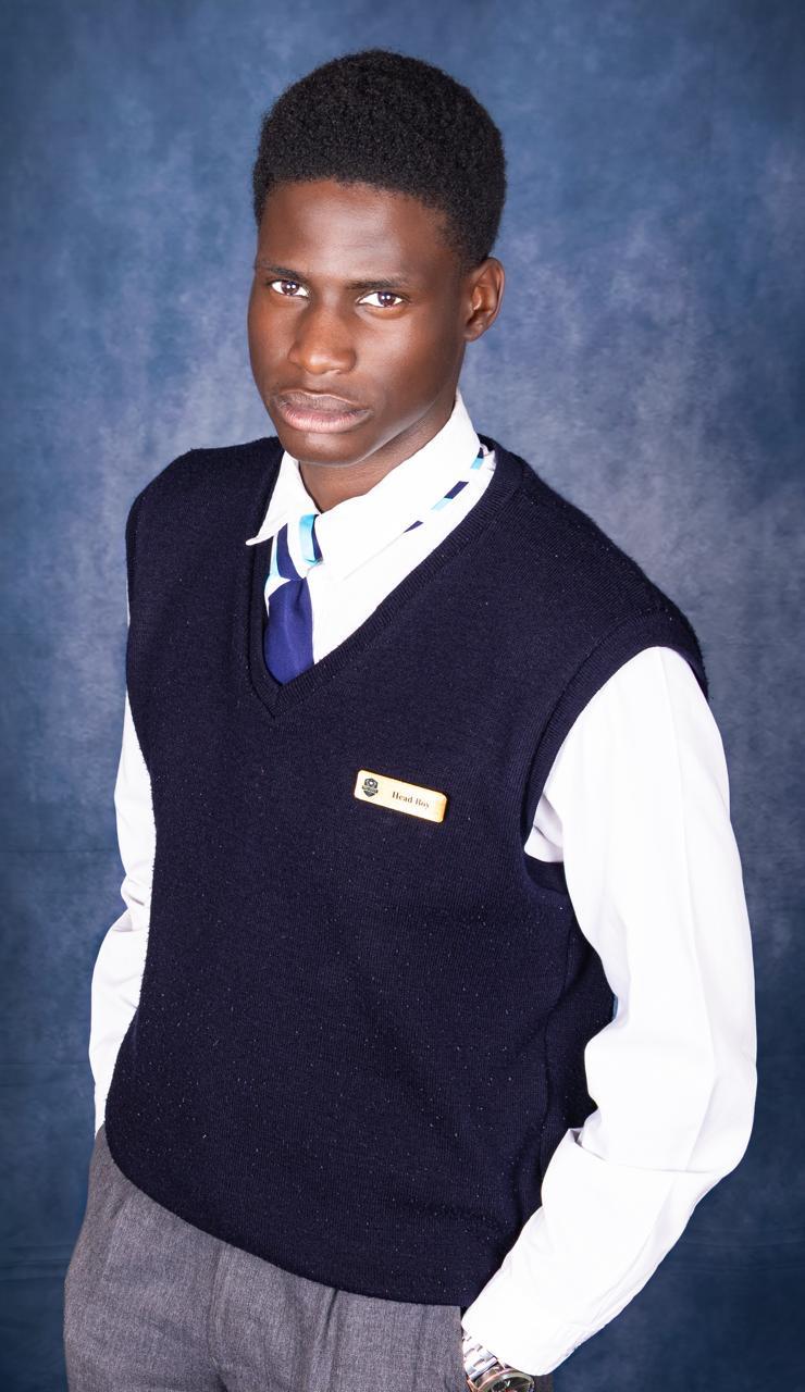 North Angelos Christian College learner in school uniform
